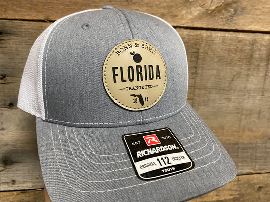 Youth FL Born & Bred - Sand on Heather Grey/White