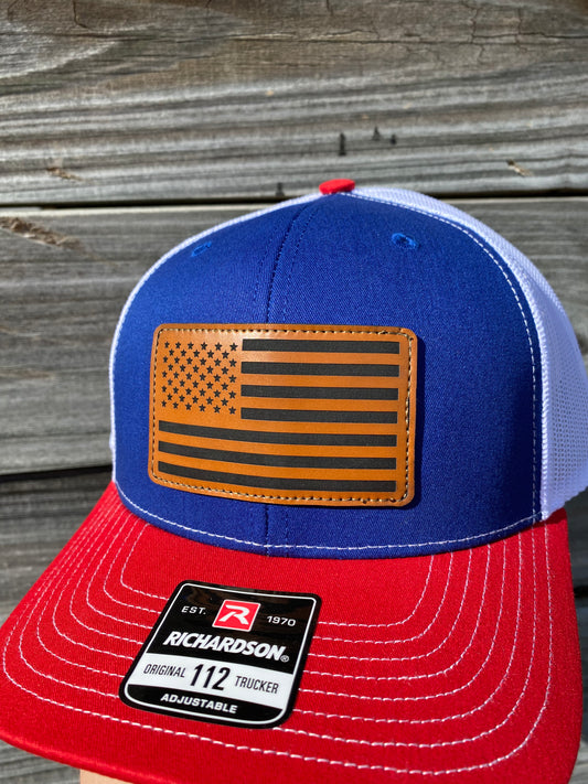 US Flag - Buckskin - Red/White/Blue R112