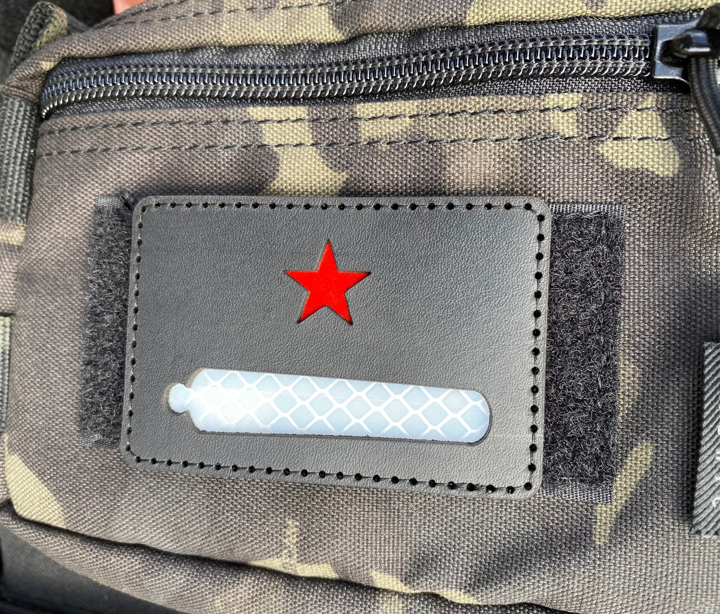 Gonzales Flag Layered Leather Patch