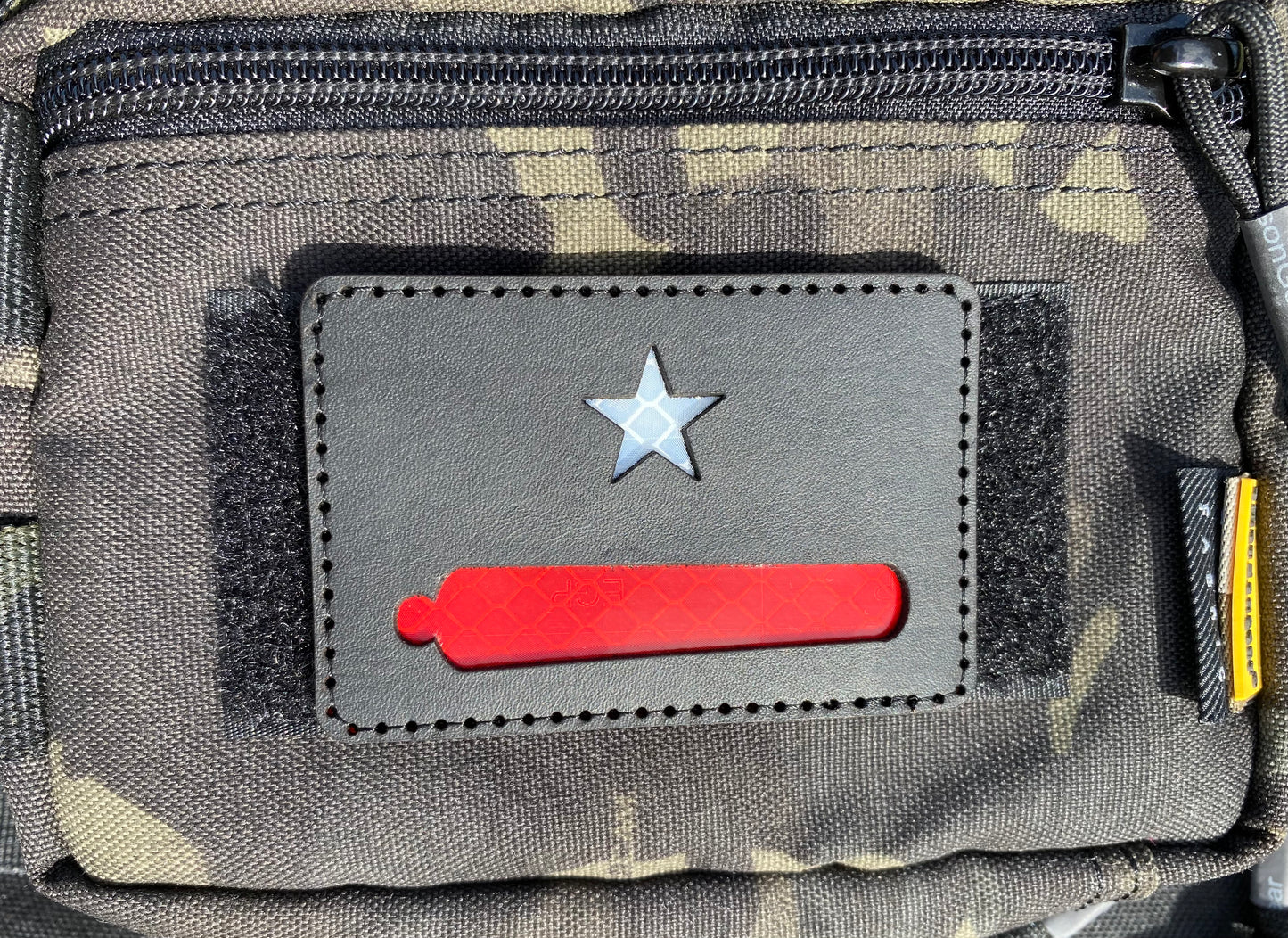 Gonzales Flag Layered Leather Patch