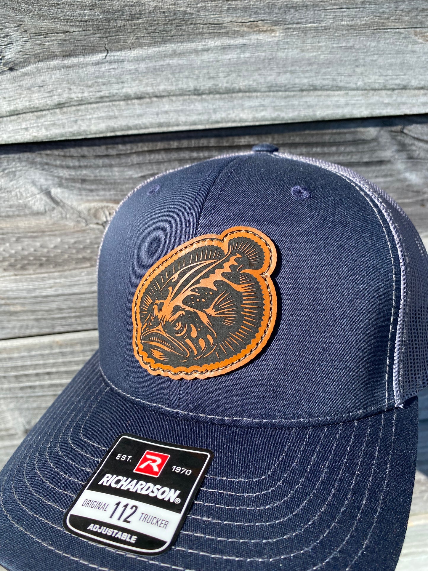 Angry Flounder - Buckskin - Navy/Charcoal R112