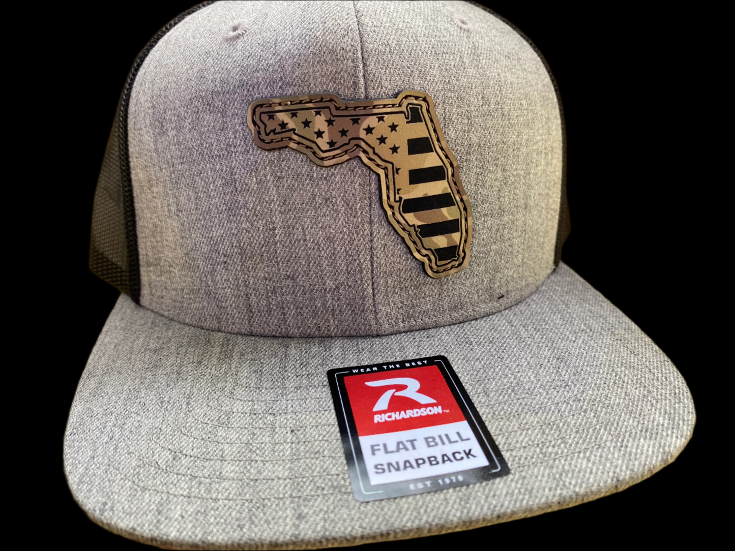 Florida US Inlaid - Duck Camo - Heather Grey/Black R511