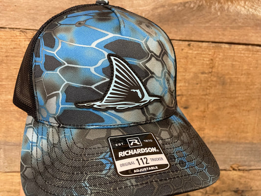 Redfish Tail Florida Spot - Sky Blue - Kryptek Neptune/Black