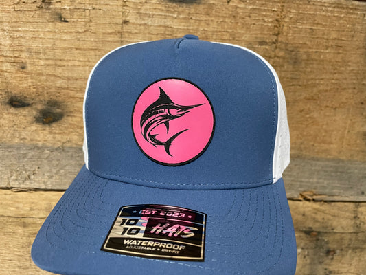 Swordfish - Pink - Blue/White