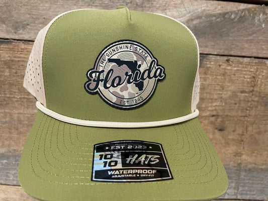 Sunshine State - Duck Camo - Green/Tan w/ Rope