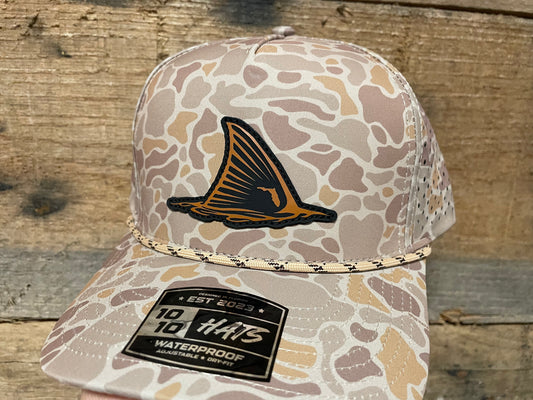 Redfish Tail FL Outline Spot - Buck on Wild Desert Camo