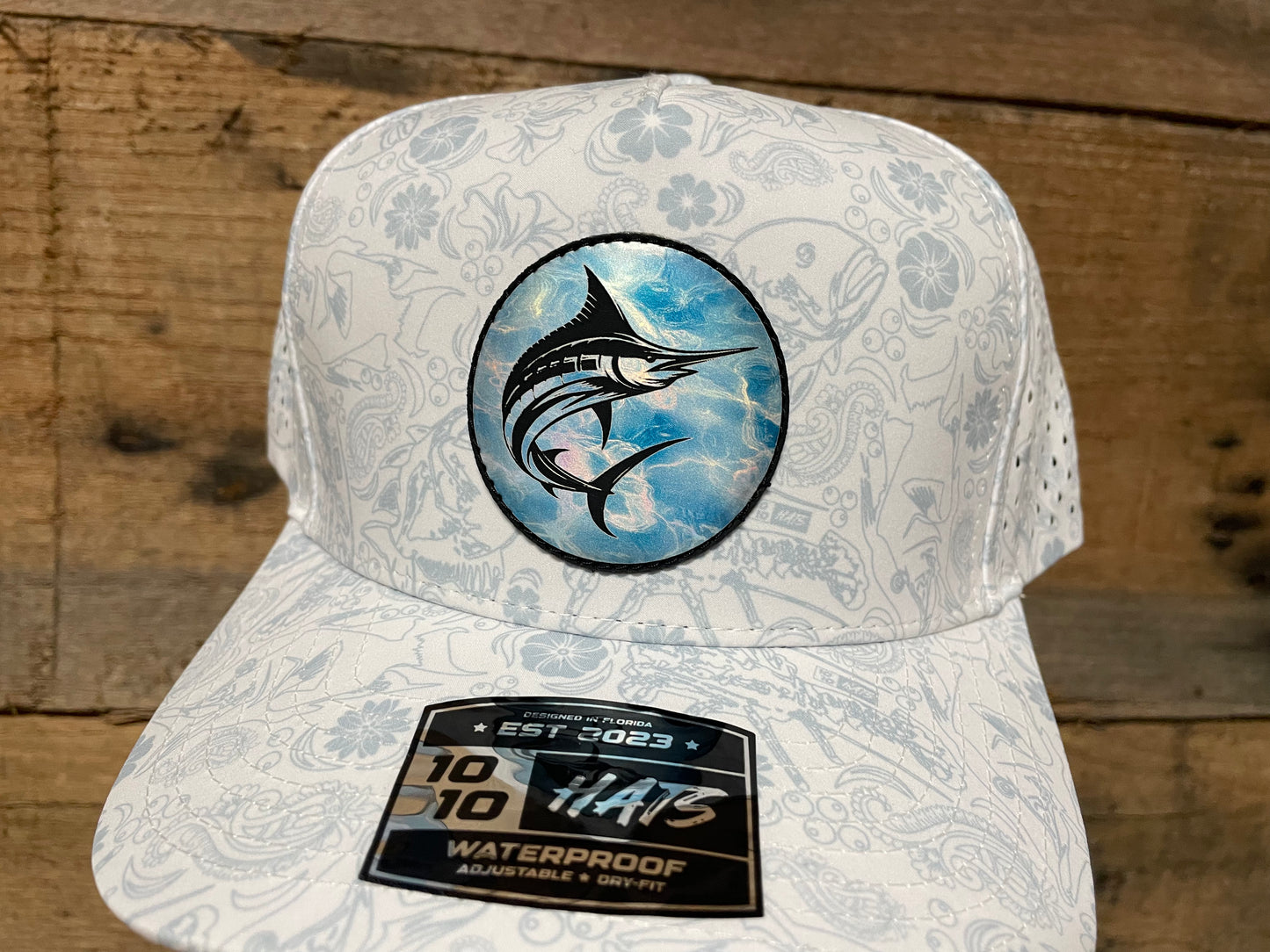 Swordfish - Aqua Ripples - White Reef