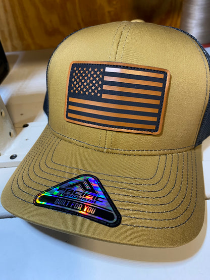 US Flag Patch Hat- Inverse