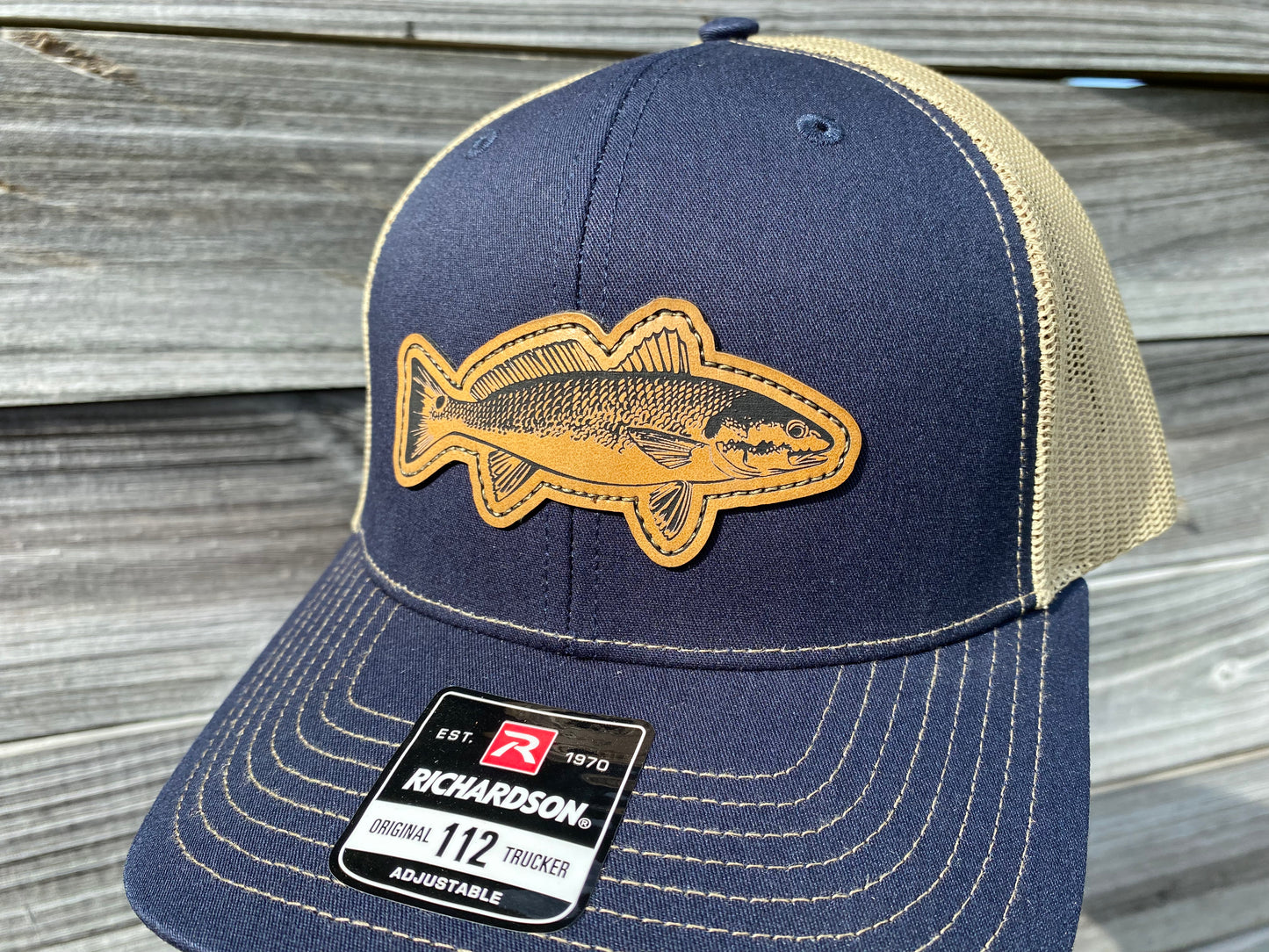 Redfish - Saddle Tan - Navy/Khaki R112