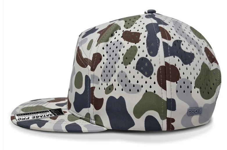 Sa7age Pro Water Resistant 7 Panel Performance Hat With Your Custom Logo