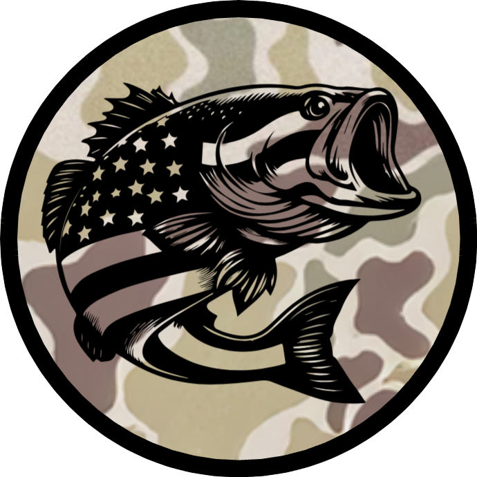 Build Your Own Bass US Flag Patch Hat