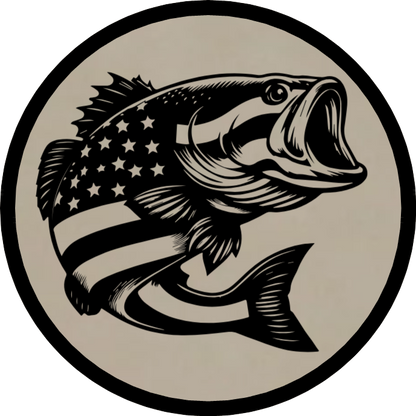 Build Your Own Bass US Flag Patch Hat