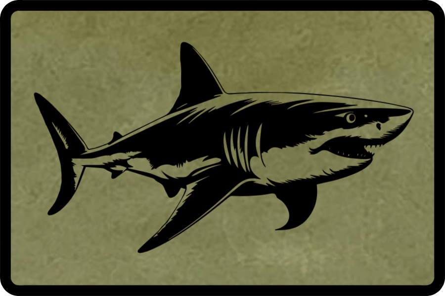 Build Your Own Great White Shark Patch Hat