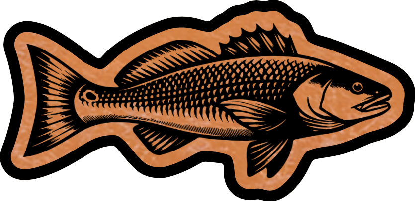 Build Your Own Redfish Outline Patch Hat