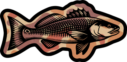 Build Your Own Redfish Outline Patch Hat