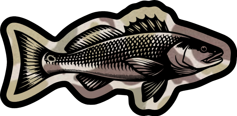 Build Your Own Redfish Outline Patch Hat