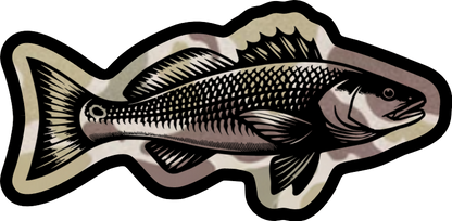 Build Your Own Redfish Outline Patch Hat