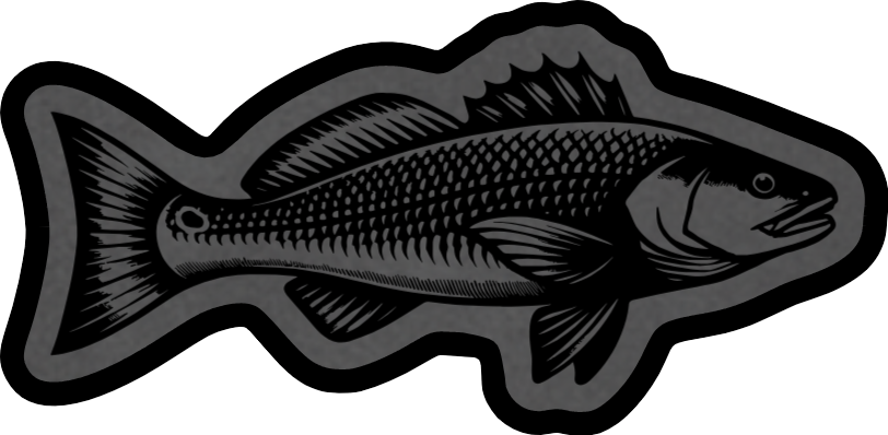 Build Your Own Redfish Outline Patch Hat