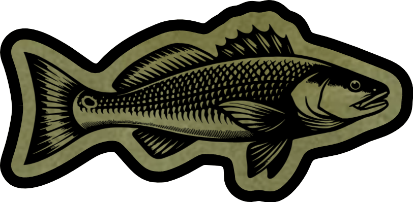 Build Your Own Redfish Outline Patch Hat