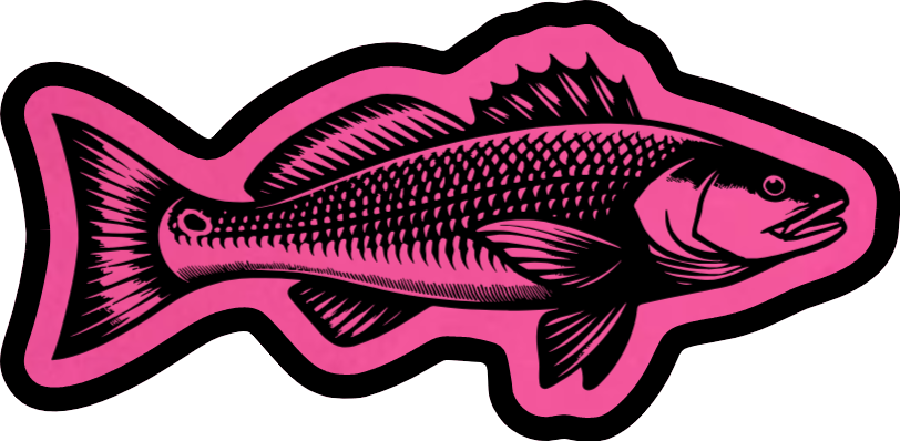 Build Your Own Redfish Outline Patch Hat
