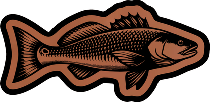 Build Your Own Redfish Outline Patch Hat