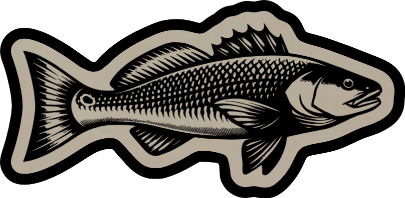 Build Your Own Redfish Outline Patch Hat