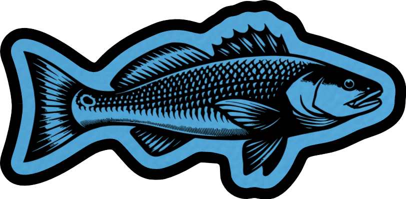 Build Your Own Redfish Outline Patch Hat